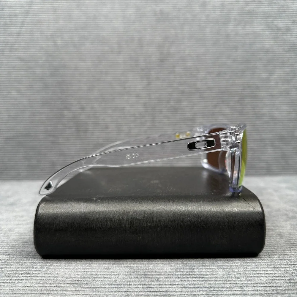 Oakley Holbrook Clear Frame Prizm Ruby Polarized Sunglasses OO9102-E255
